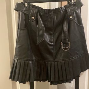 Leather Skirt